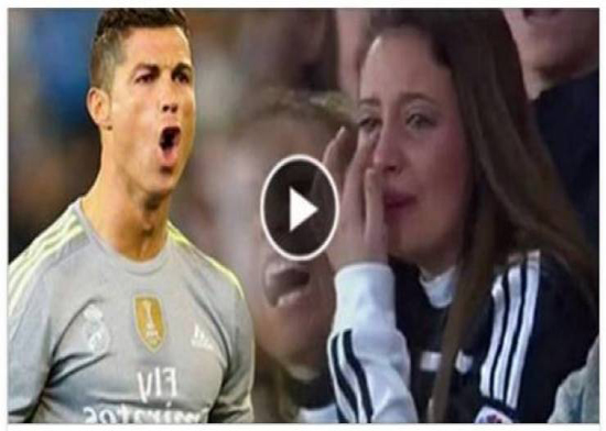 فيديو|بكاء حسناء مدريدية بشدة بسبب ما فعله بها كرستيانو رونالدو أمام الجميع !!!