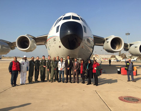 اقلاع اول طائرات مساعدات طبية من الكويت لليمن