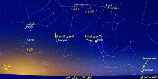 ظهور نجم سهيل علامة على نهاية فترة الحر وقرب المطر ظهور نجم سهيل علامة على نهاية فترة الحر وقرب المطر