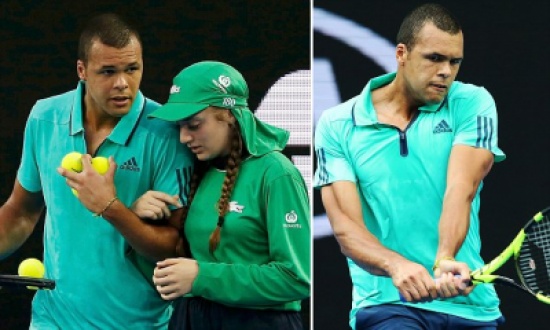 فيديو: لاعب تنس يوقف مباراته من أجل فتاة