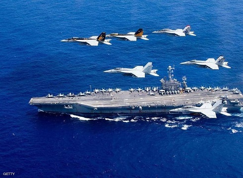 أميركا ترسل مقاتلات وحاملة طائرات إلى الشرق الأوسط