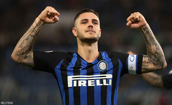 أنتر ميلانو ينتزع الوصافة بثلاثية في لاتسيو