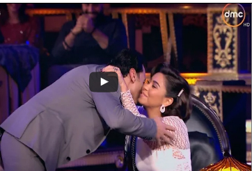 بالفيديو .. سمير غانم ... قومي يا شيرين بوسي محمد محيي وأنا هبوس غادة عبد الرازق