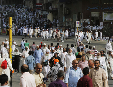 السعودية تعلن وصول حوالي 1،4 مليون حاج لأداء المناسك السعودية تعلن وصول حوالي 1،4 مليون حاج لأداء المناسك