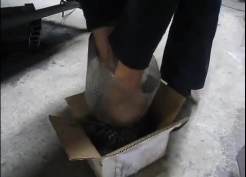 تنظيف اللحام بالطريقة الروسية