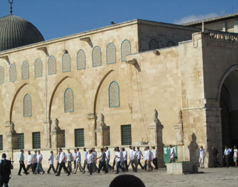 هتافات المستوطنين في الأقصى تضمنت" شتم " النبي محمد عليه السلام