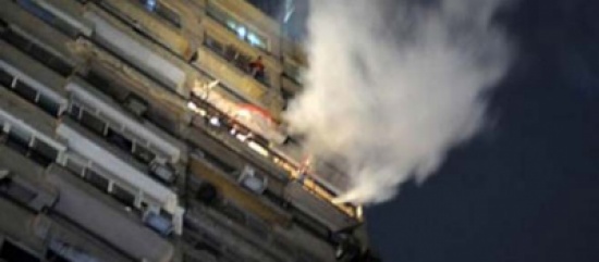 حريق في مبنى السفارة الاسرائيلية بالجيزه حريق في مبنى السفارة الاسرائيلية بالجيزه