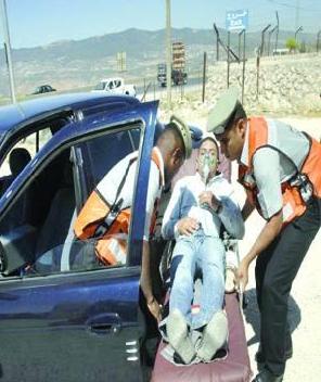 حريق في مدرسة واربع اصابات في حادث سير في عجلون 