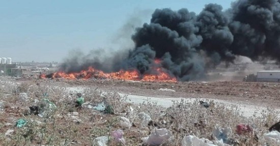 اخماد حريق أعشاب ومحاصيل زراعية في اربد وعجلون اخماد حريق أعشاب ومحاصيل زراعية في اربد وعجلون