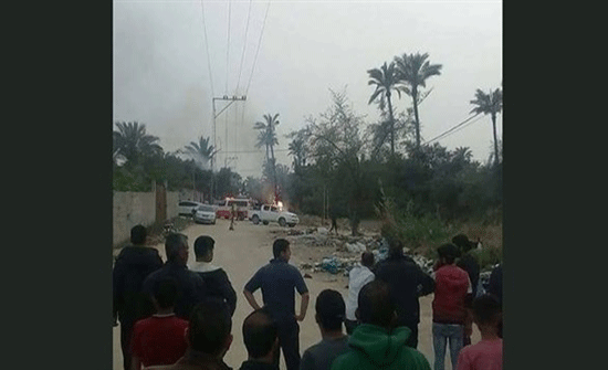 الجيش الإسرائيلي ينفي تورطه في انفجار غزة الجيش الإسرائيلي ينفي تورطه في انفجار غزة