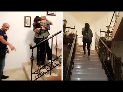 شاهد بكاء لجين عمران اثناء زيارتها بشكل مفاجئ لعائلتها