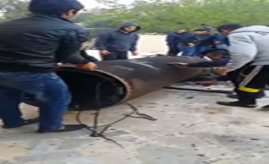 شاهد | صورة جديدة للجسم الذي سقط في أربد