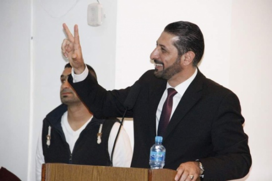 الدكتور محمد نوح يحاضر في جامعة فيلادلفيا