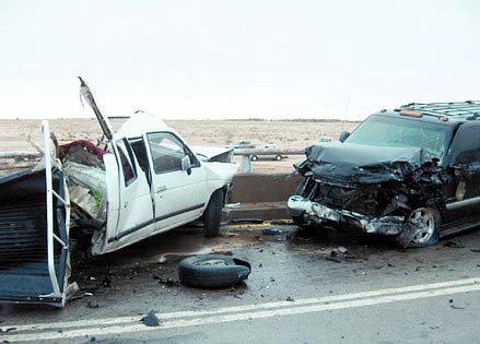 وفاة و8 اصابات في حادث تصادم في جرش