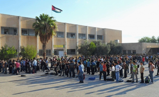 مدارس الاردن تقرأ الفاتحة على روح ضحايا البحر الميت
