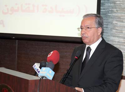 بدء الملتقى الوطني سيادة القانون اساس بناء الدولة الحديثة 