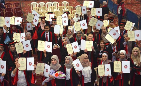 الجامعة الهاشمية تحتفل بتخريج الفوج العشرين من طلبتها