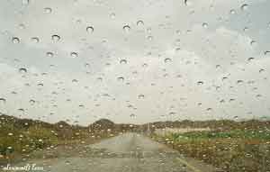 طقس بارد وتساقط للأمطار في شمال ووسط المملكة