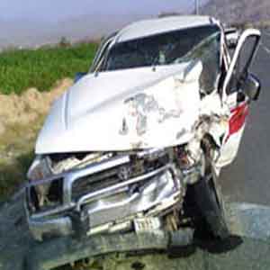 5 إصابات اثر حادث تدهور في منطقة العدسية 