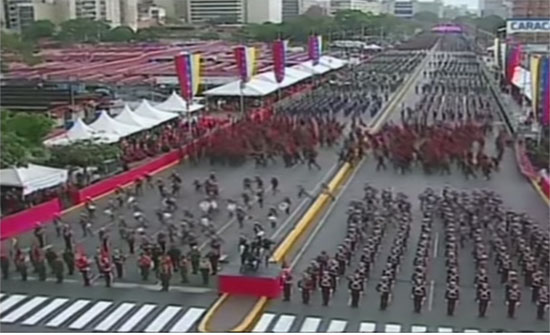 هروب عسكريين فنزويليين من موقع الهجوم على مادورو .. فيديو