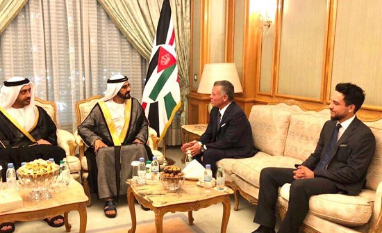 الشيخ محمد بن راشد آل مكتوم يلتقي الملك عبدالله في مكة