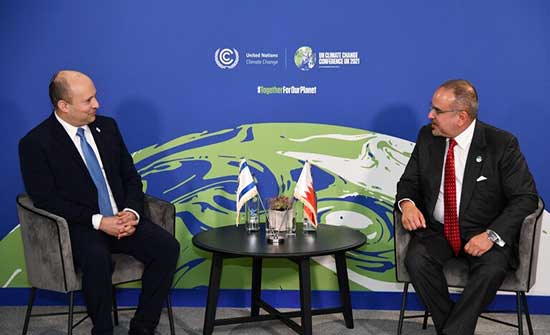 بالفيديو.. أول لقاء بين بينيت ونظيره البحريني