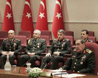 غرفة تجسس اسرائيلية في رئاسة الأركان التركية