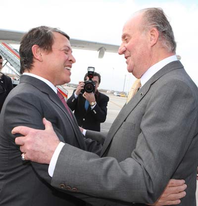 الملك عبدالله الثاني وملك اسبانيا يؤكدان عمق العلاقات بين البلدين