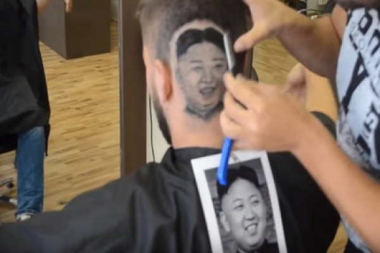 بالفيديو: حلاق ينحت صورة زعيم كوريا الشمالية على رؤوس زبائنه