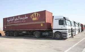 انطلاق اولى قوافل الخير الهاشمية الى محافظات اقليم الوسط 