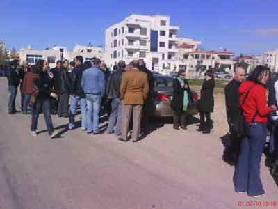 موظفون في الـ atv يعتصمون امام القناة 