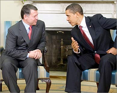 الملك يتلقى اتصالا هاتفيا من الرئيس الاميركي 