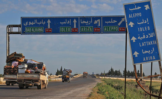 قوات النظام على وشك السيطرة على طريق حلب - دمشق قوات النظام على وشك السيطرة على طريق حلب - دمشق