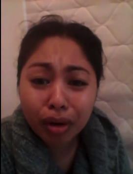 خادمة تطلب المساعدة بعد مرضها وإهمال كفيلها لها !