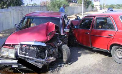 اصابة 11 شخص في حوادث سير مختلفة في عجلون وجرش والكرك