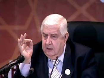 وزير الخارجية السوري يحذر اسرائيل من مغبة شن اي حرب على سوريا 