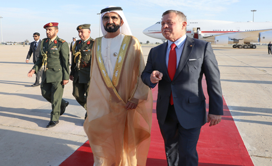 محمد بن راشد: ستبقى الامارات والاردن يدا واحدة محمد بن راشد: ستبقى الامارات والاردن يدا واحدة