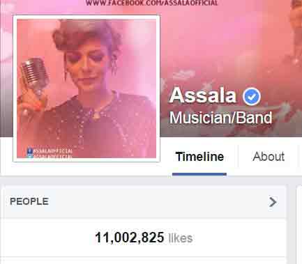 11 مليون معجب بأصالة على "فيسبوك"