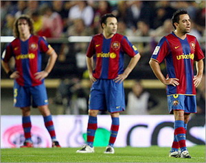 برشلونة يخسر للمرة الاولى على يد أتليتكو مدريد برشلونة يخسر للمرة الاولى على يد أتليتكو مدريد