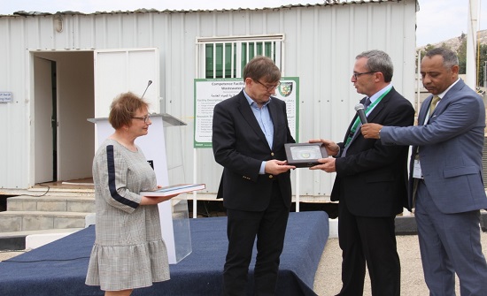 وفد ألماني رفيع المستوى يطلع على تجربة إدارة المياه العادمة في "البلقاء التطبيقية"