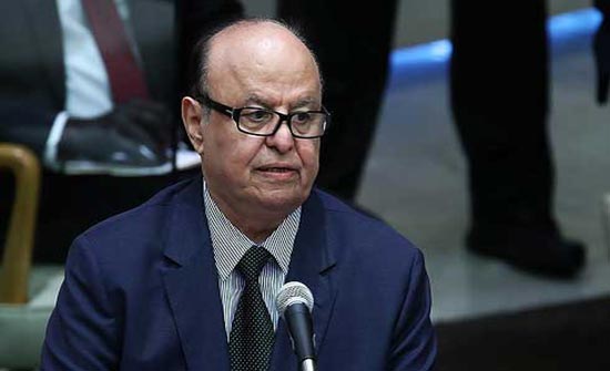 الرئيس اليمني: مستعدون لوقف الحرب والتوصل لسلام شامل مع "الحوثيين" الرئيس اليمني: مستعدون لوقف الحرب والتوصل لسلام شامل مع "الحوثيين"