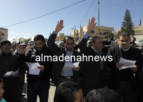 بالصور .. جرش : وقفة احتجاجية بعنوان " قسم البراءة مستمر " بالصور .. جرش : وقفة احتجاجية بعنوان " قسم البراءة مستمر "