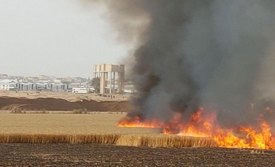 اسرائيل: 26 حريقا في محيط غزة بفعل الطائرات