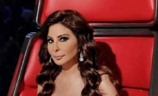 بالصورة.. مشترك "ذا فويس" يستولي على ثياب إليسا ويطل بها