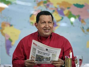 تشافيز: كلينتون عبارة عن "كوندوليزا شقراء "