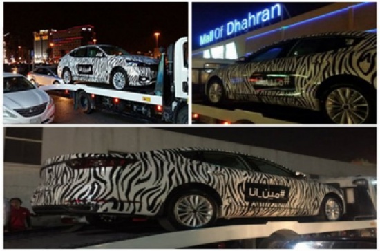 صور وفيديو: سيارة مموهة تتجول في شوارع السعودية وتثير التساؤلات صور وفيديو: سيارة مموهة تتجول في شوارع السعودية وتثير التساؤلات