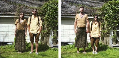 بالصور : عندما تتحول "هي" الى "هو " وبالعكس