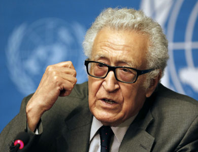 الأمم المتحدة تؤكد: الابراهيمي ما زال المبعوث الخاص المشترك إلى سوريا