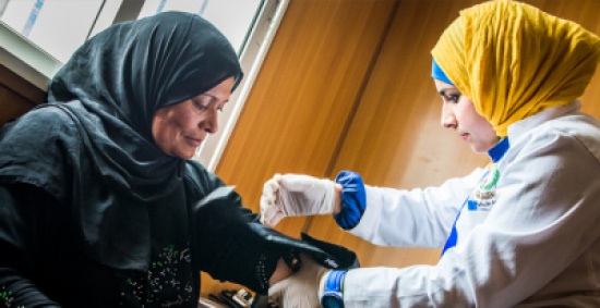 افتتاح مركز طبي في مخيم الزعتري