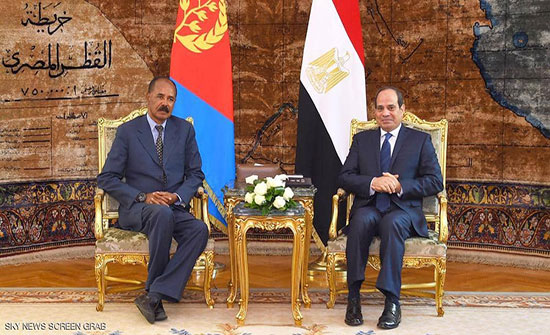 التطورات الأفريقية ومشاريع التنمية محور مباحثات مصر وإريتريا التطورات الأفريقية ومشاريع التنمية محور مباحثات مصر وإريتريا
